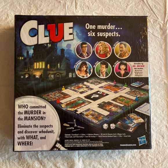 2015 Hasbro Clue Board Game - Picture 2 of 4